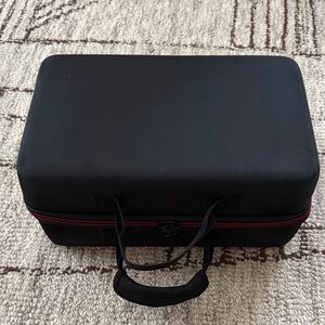 Black Travel Case with Red Trim for video game console